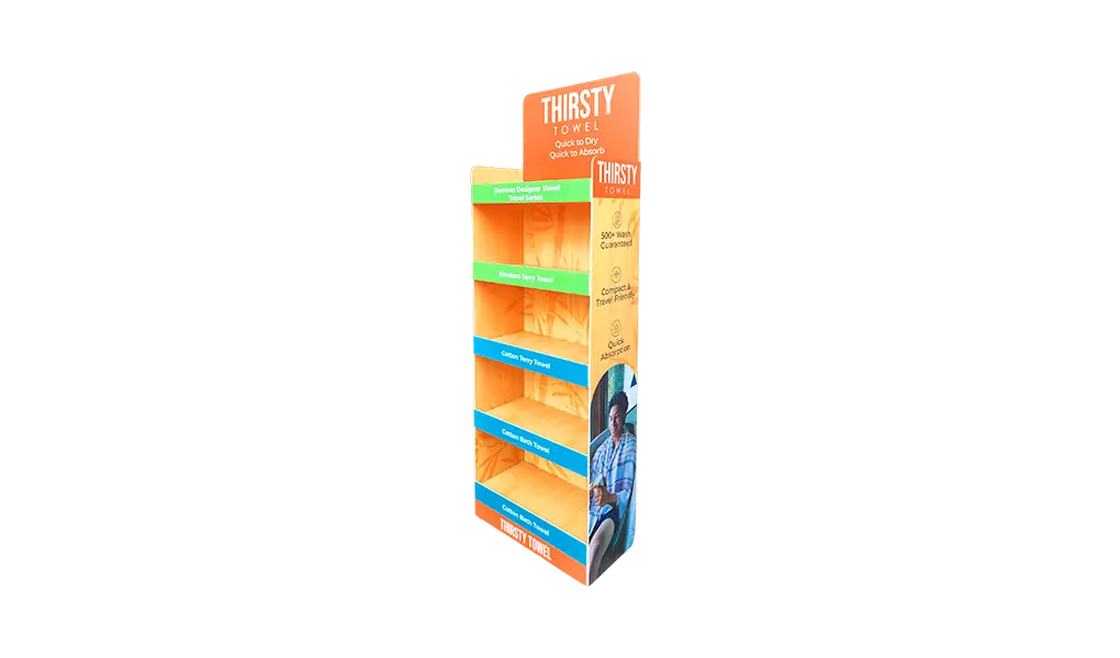 Budget POP Cardboard Display Stand - Model 1